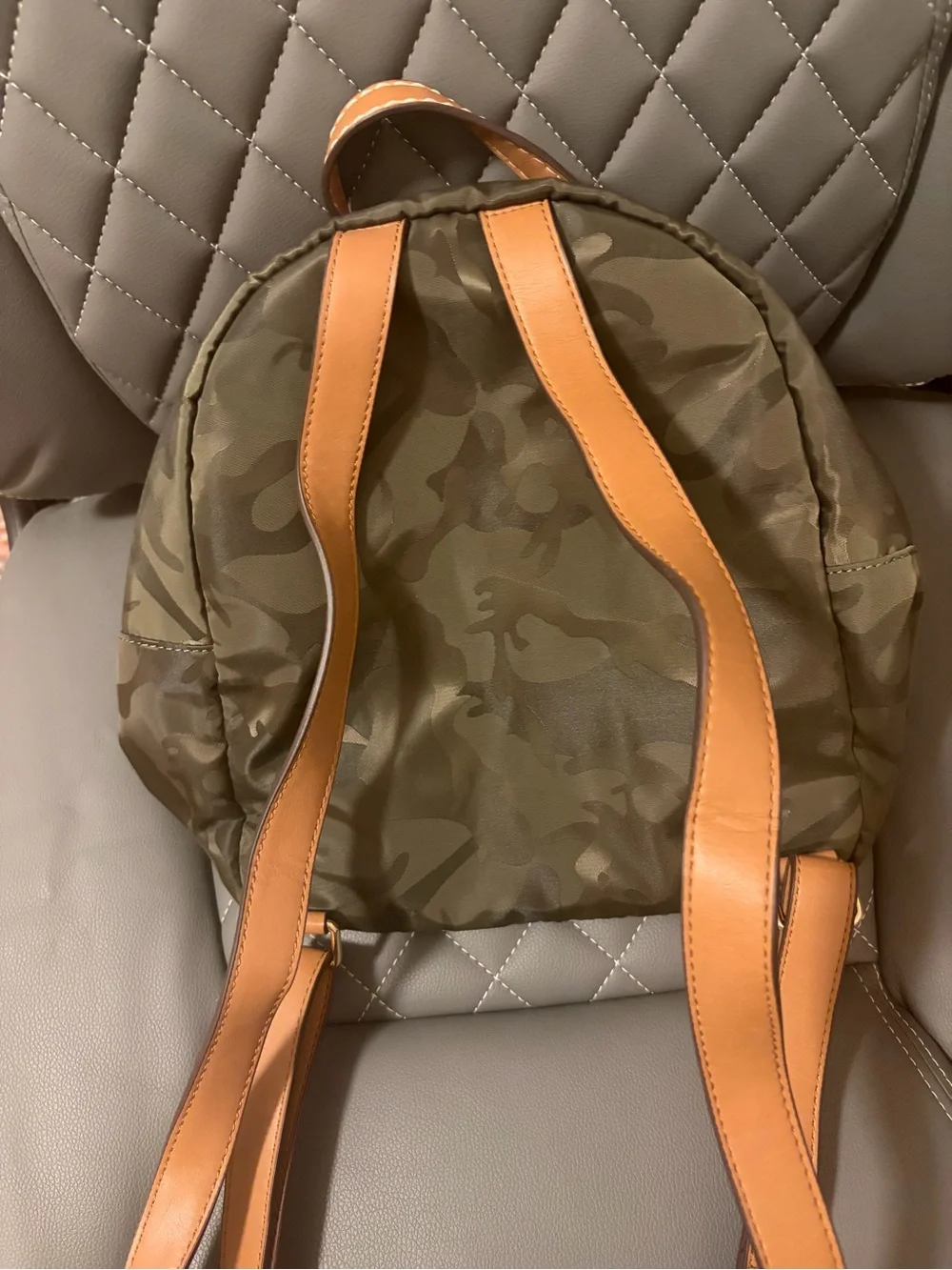 Olive Green Camouflage Men's Backpack